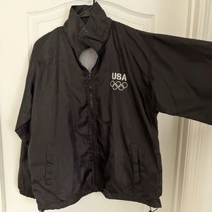 Black USA Olympics windbreaker